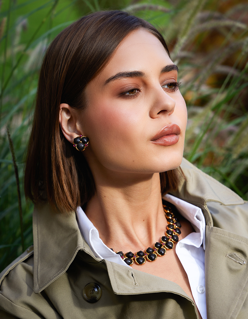 14809 Lot 50 Ené Boivin, an ebony and ruby necklace and earrings 820w.jpg
