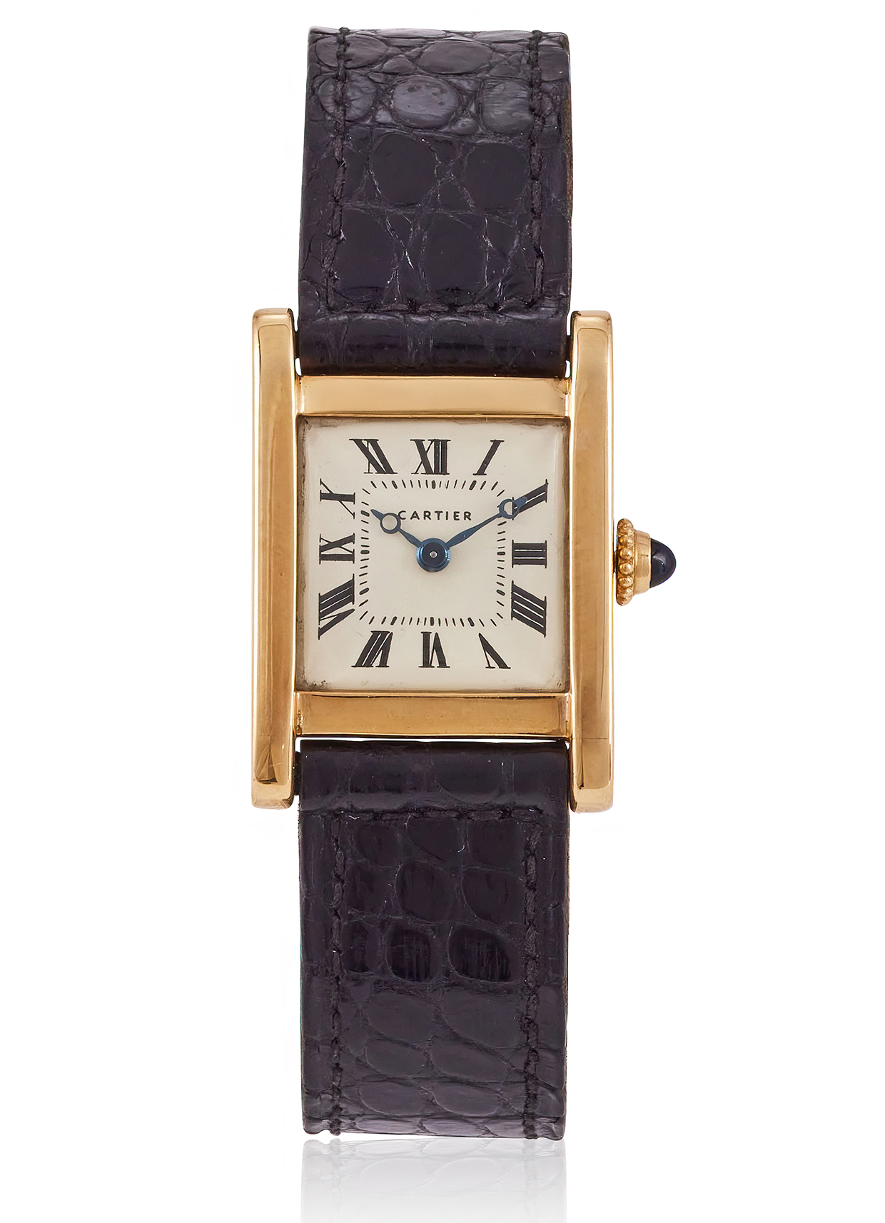Lot 425 - Cartier, Tank, an 18 carat gold wristwatch.jpg