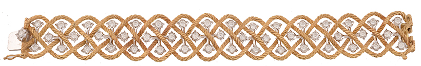 14266 Lot 237 A two colour diamond bracelet by Buccellati Sold for £10,625 b.JPG