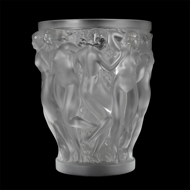 René Lalique (French, 1860-1945), 'Bacchantes' vase, designed 1927, late 20th century