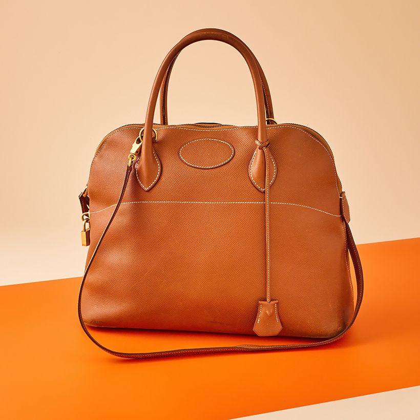 14810 Lot 321 Hermes, Bolide, a brown leather handbag, circa 1993 Sold for £1,270.jpg