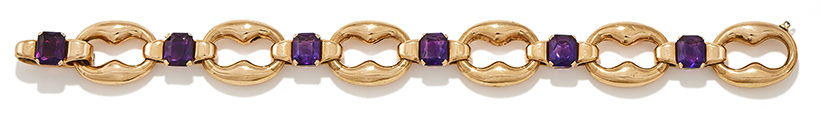 14768 Lot 183 Cartier, an amethyst bracelet Sold for £21,420 820w.jpg