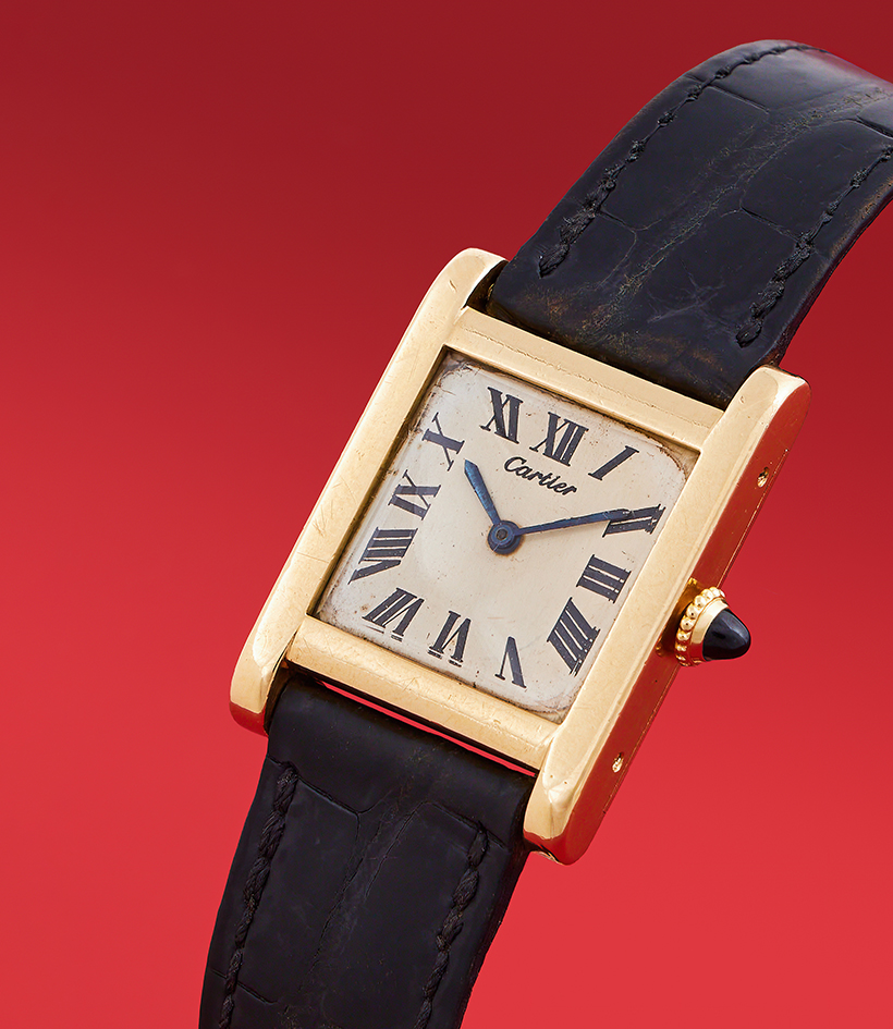 14810 Lot 469 Cartier, Tank an 18 carat gold wristwatch, no. 8427, London 1968 Sold for £35,480.jpg
