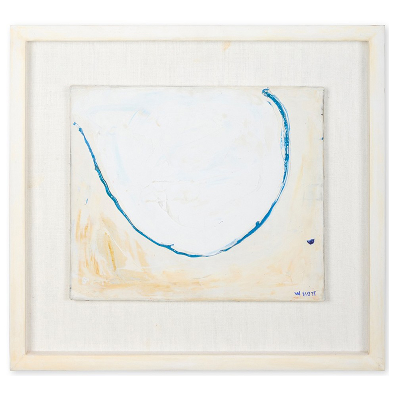 λ William Scott (British 1913-1989), 'Quiet River, 1962', Oil on canvas