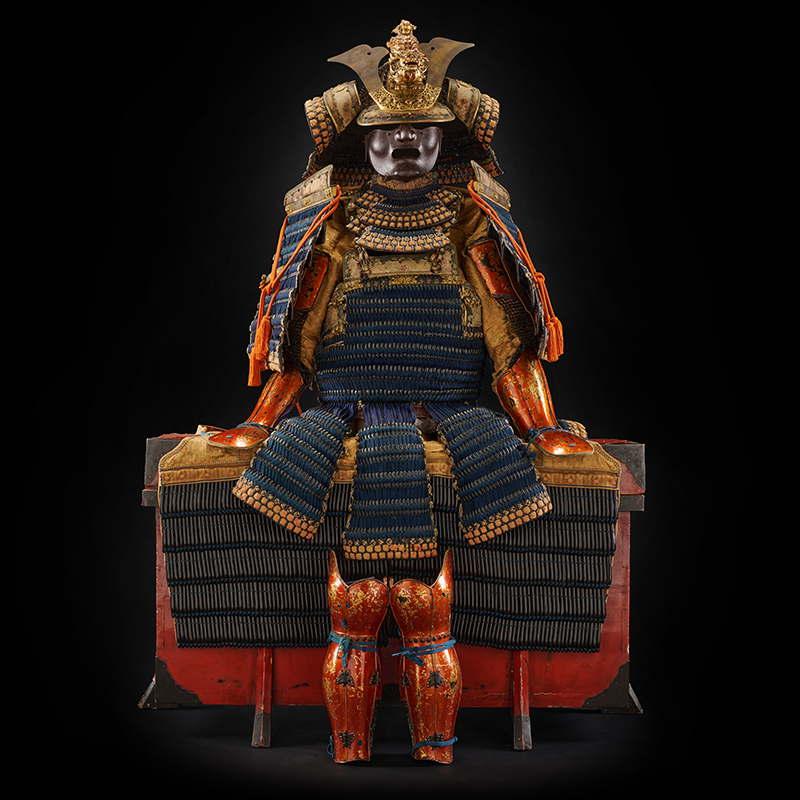 A honkozane do-maru gusoku [armour with wrapped cuirass]