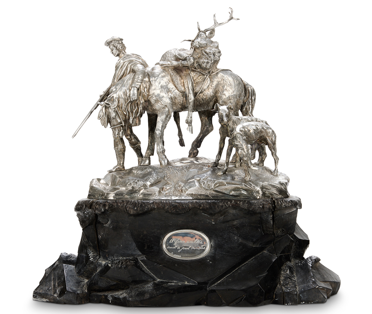 Lot 53 A Victorian Silver Table Centre Piece, John Samuel Hunt Frmo The Collection Of The Late Sir David Seton & Lady Wills