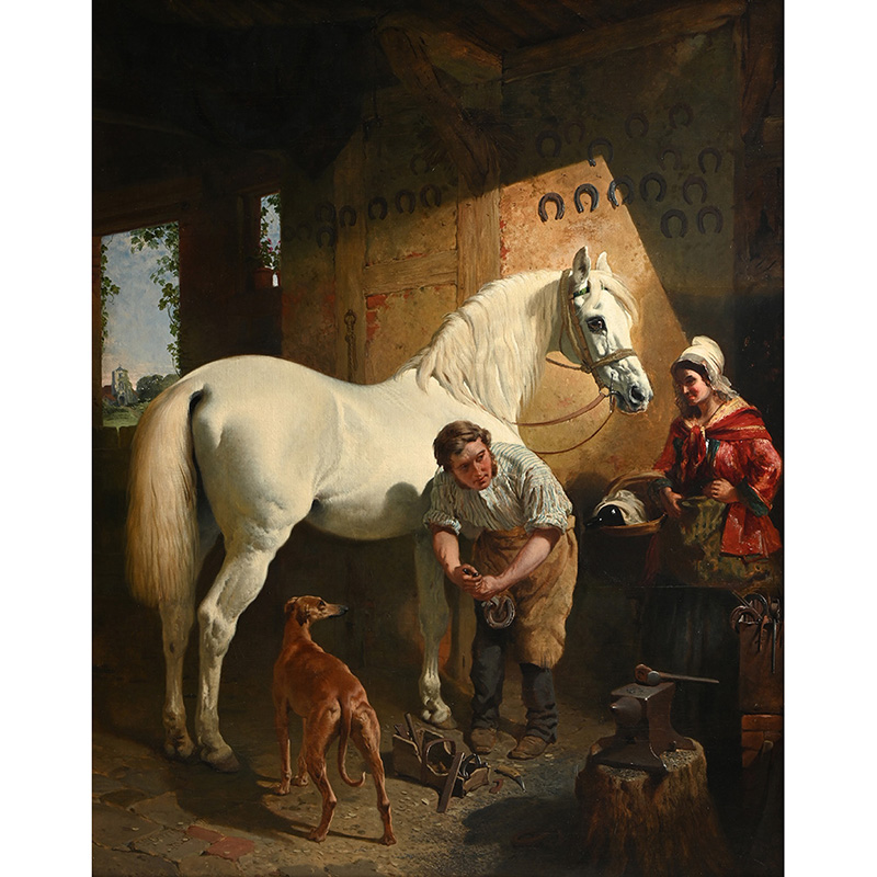 John Frederick Herring Senior, Sir Edwin Henry Landseer and John Phillip