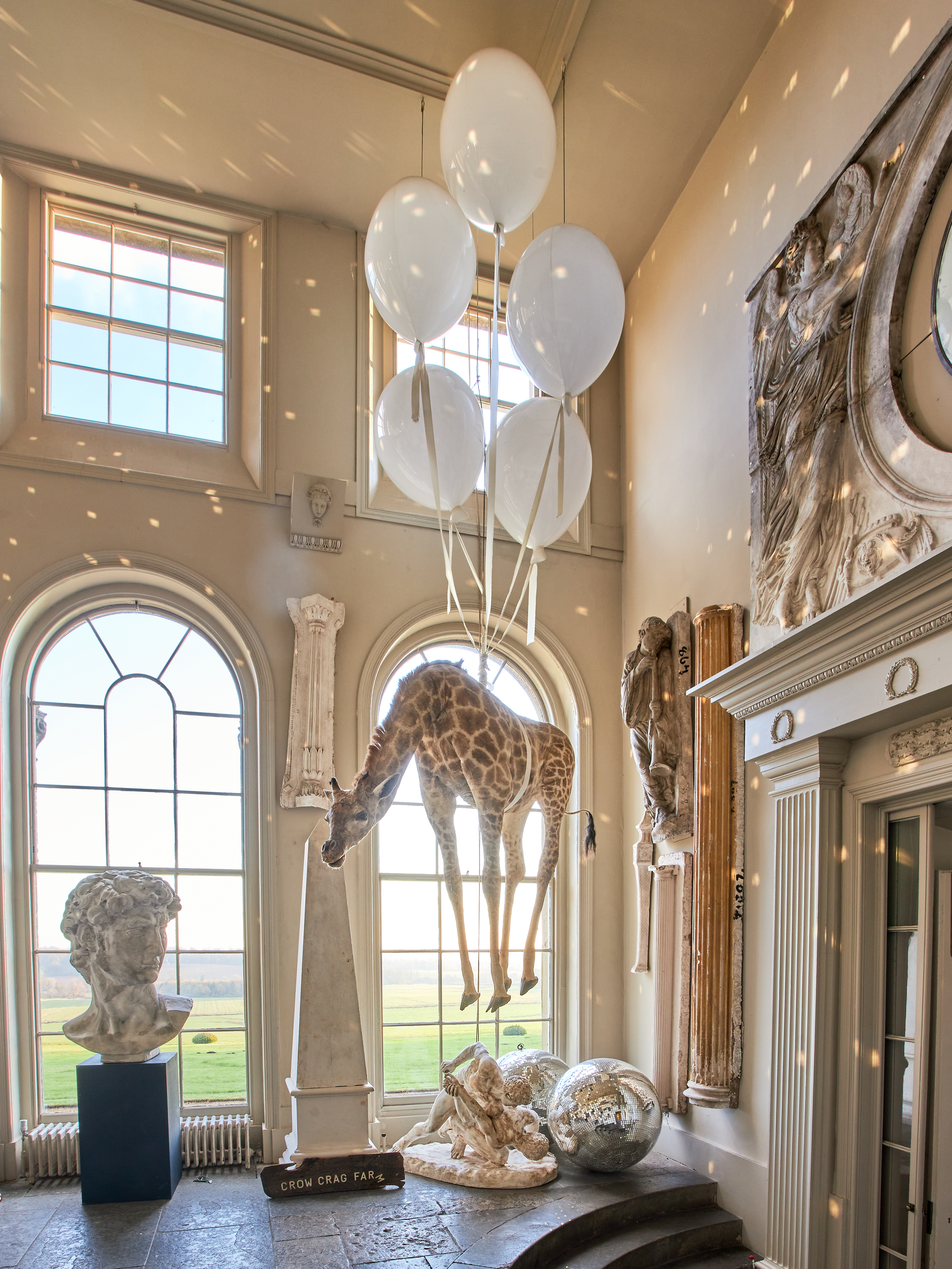 'Flying Giraffe' by James Perkins | Aynhoe Park: The Celebration of A Modern Grand Tour