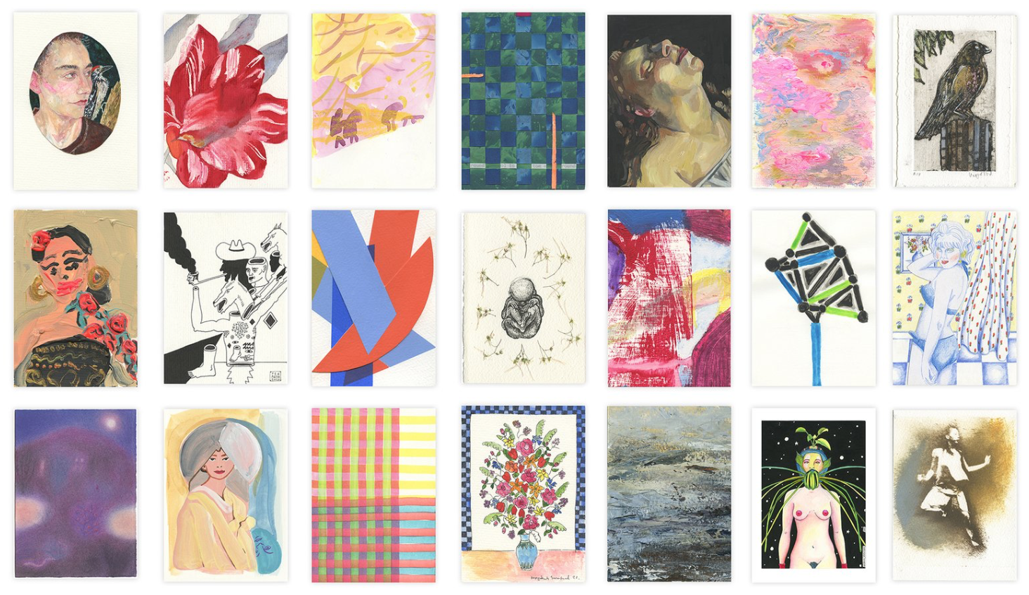 Art on a Postcard International Women's Day Auction | March 2021