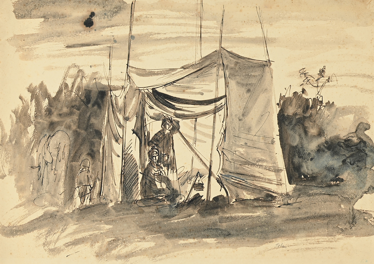 Augustus John, An Encampment