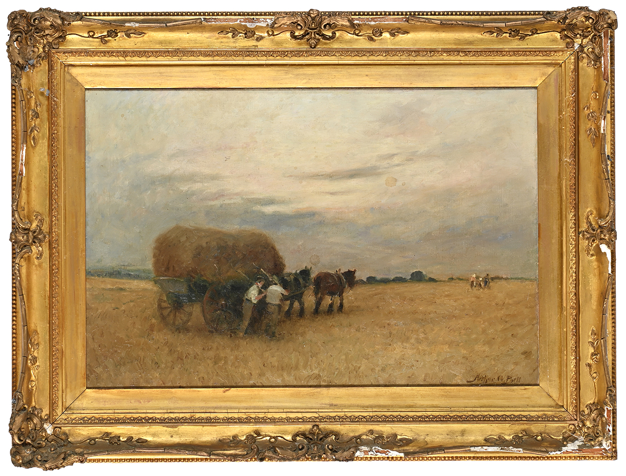 Lot 1079 ARTHUR GEORGE BELL (BRITISH 1849 1916), THE DAY's WORK DONE