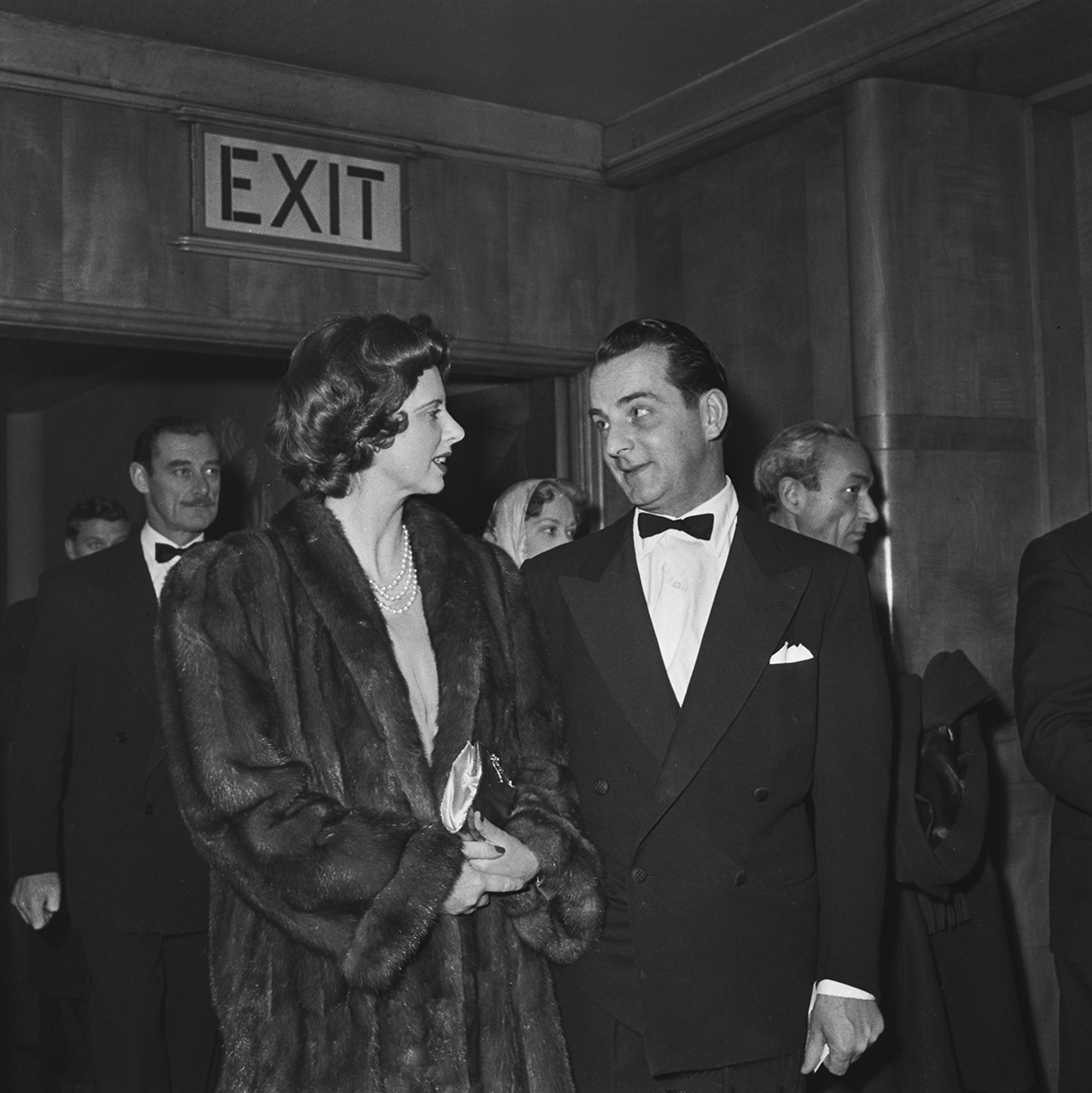 British Screenwriter Ivan Foxwell (1914 2002) And His Wife Edith Attending The Premiere Of The Film ‘Danger Within’ At The Odeon Theatre, Leicester Square, London, March 2Nd 1959. (Photo By Evening Standard:Hulton Archive:Getty Images)