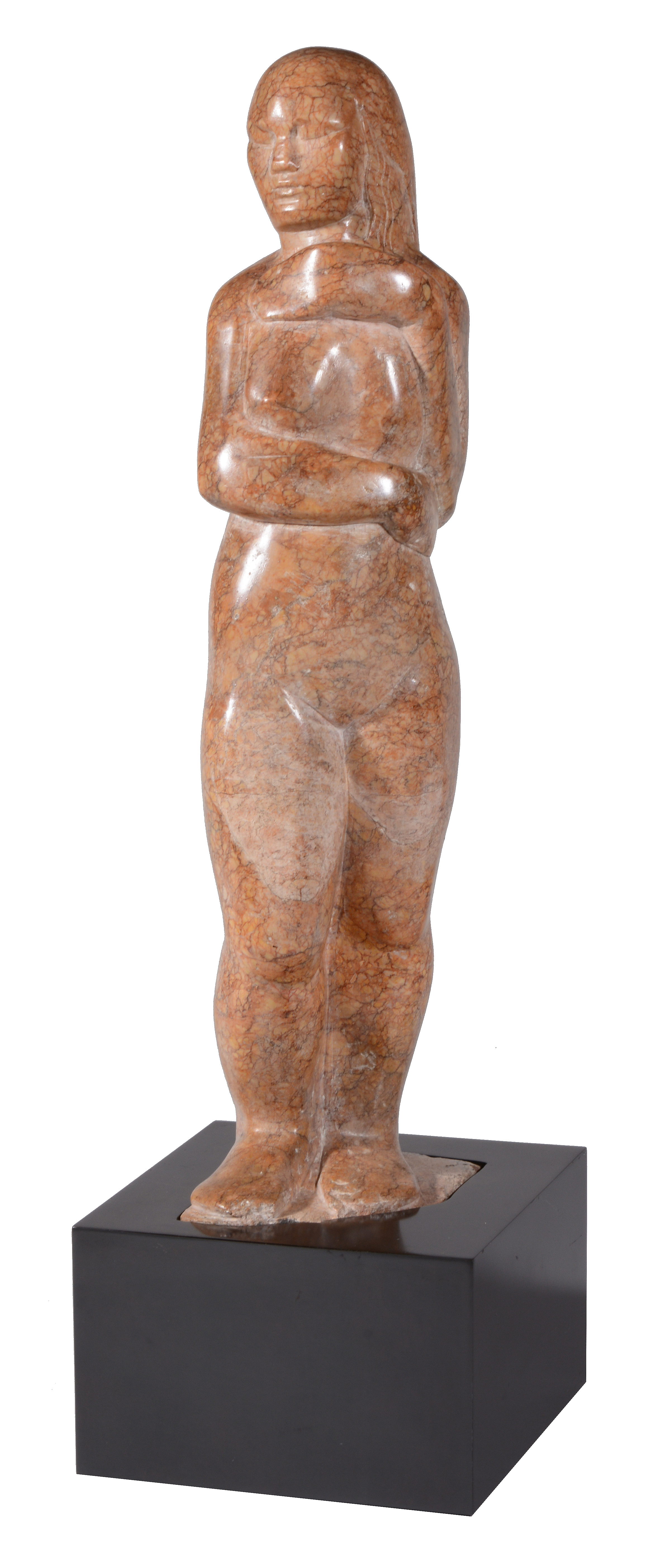 John Skeaping (1901-1980), 'Female nude', Pink marble