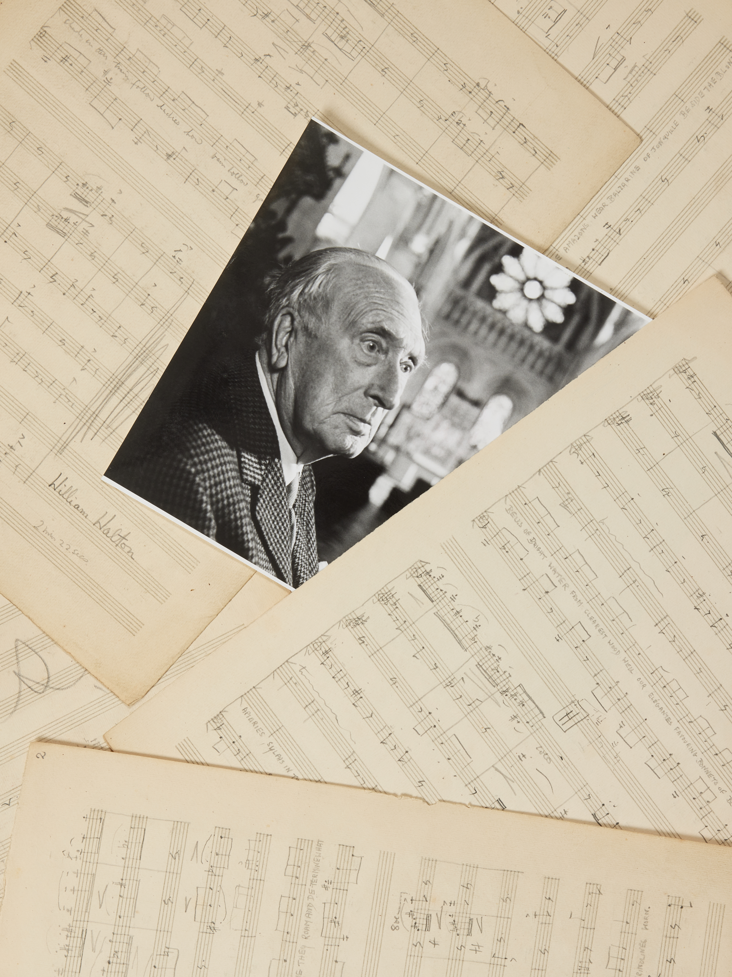 William Walton (1902-1983), Autograph Manuscript of the 'Valse' from Facade, c. 1922-1923