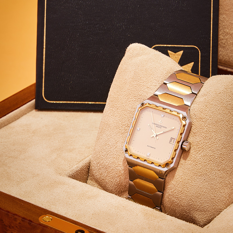 Vacheron Constantin, 222, ref. 46004 a bi-metal bracelet watch with date, no. 549437, circa 1983
