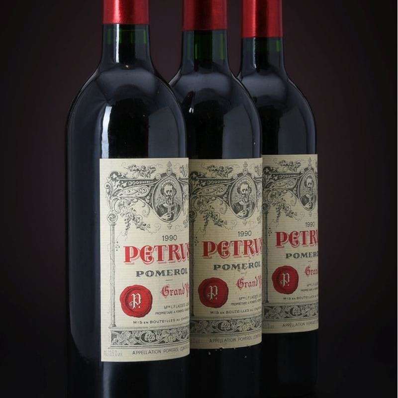1990 Petrus, 3 bottles