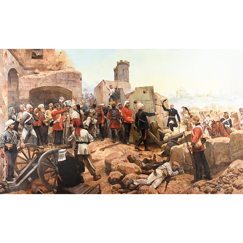 Richard Caton Woodville (British 1856-1927), The Relief Of Lucknow