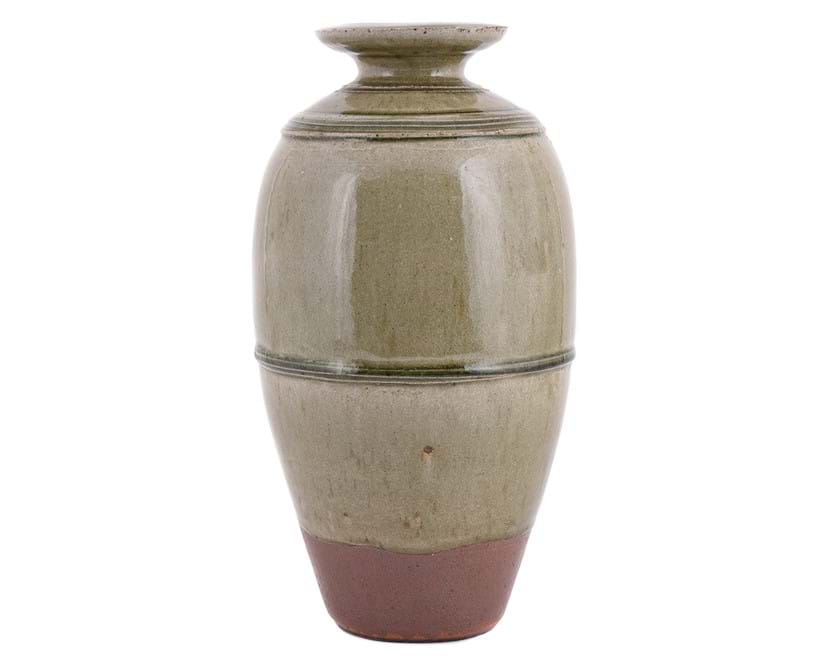 Inline Image - Lot 485: λ Richard Batterham (British 1936-2021), a large green ash glazed stoneware vase | Est. £600-1,000 (+ fees)