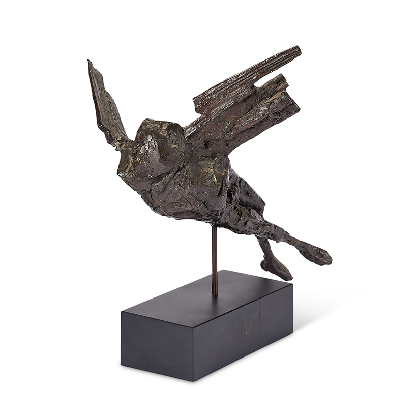 Dame Elisabeth Frink (British 1930-1993), Study for Alcock and Brown memorial 