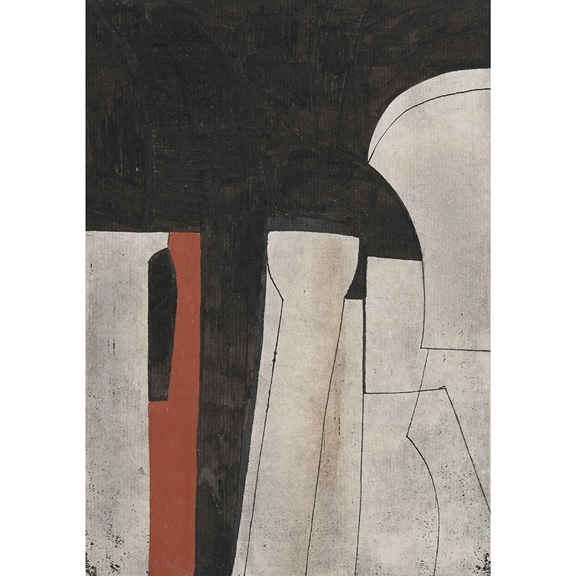 Ben Nicholson (British 1894-1982), 1966 (Interior Tuscan Cathedral)