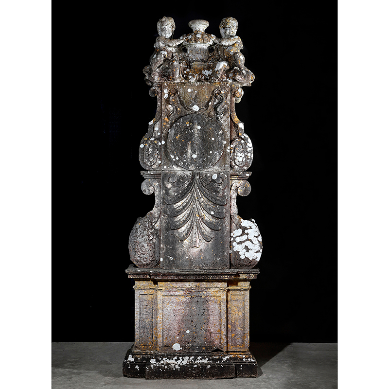 A monumental marble sundial, Portuguese, mid 18th century