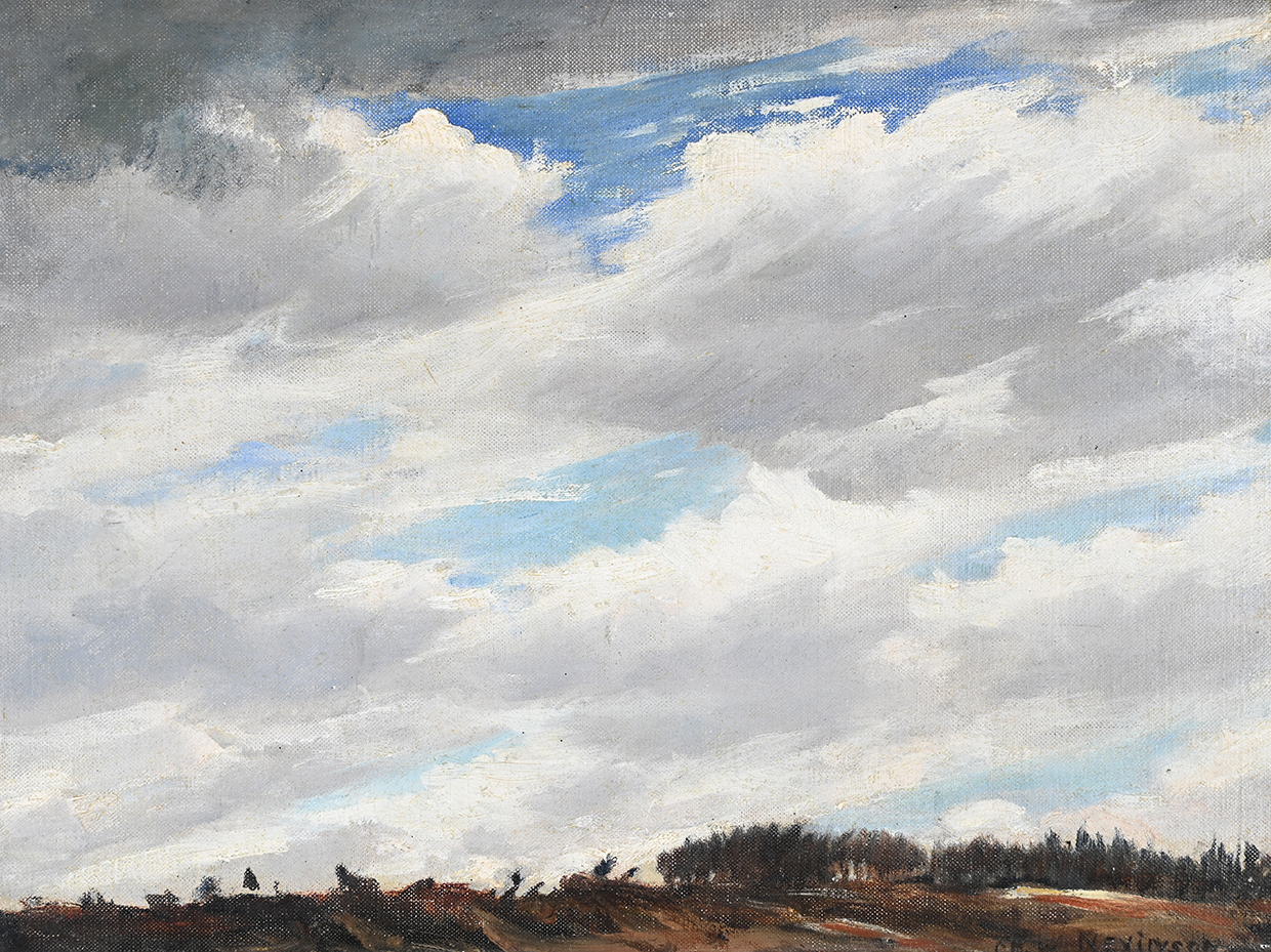Lot 124 Christopher Richard Wynne Nevinson, 'Cloud Study'