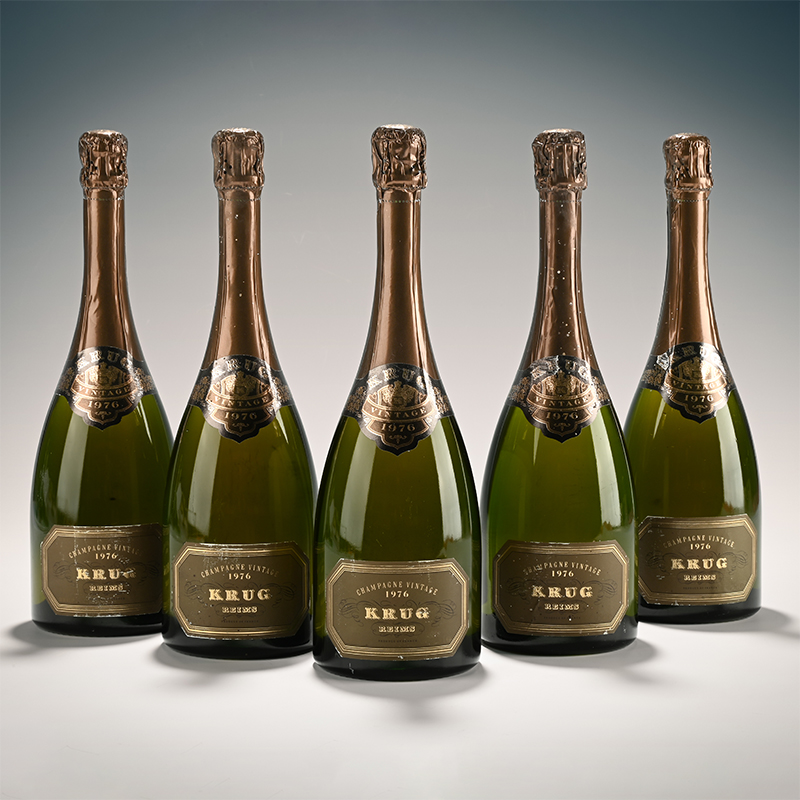 1976 Krug, Vintage Brut, 5 x 75cl
