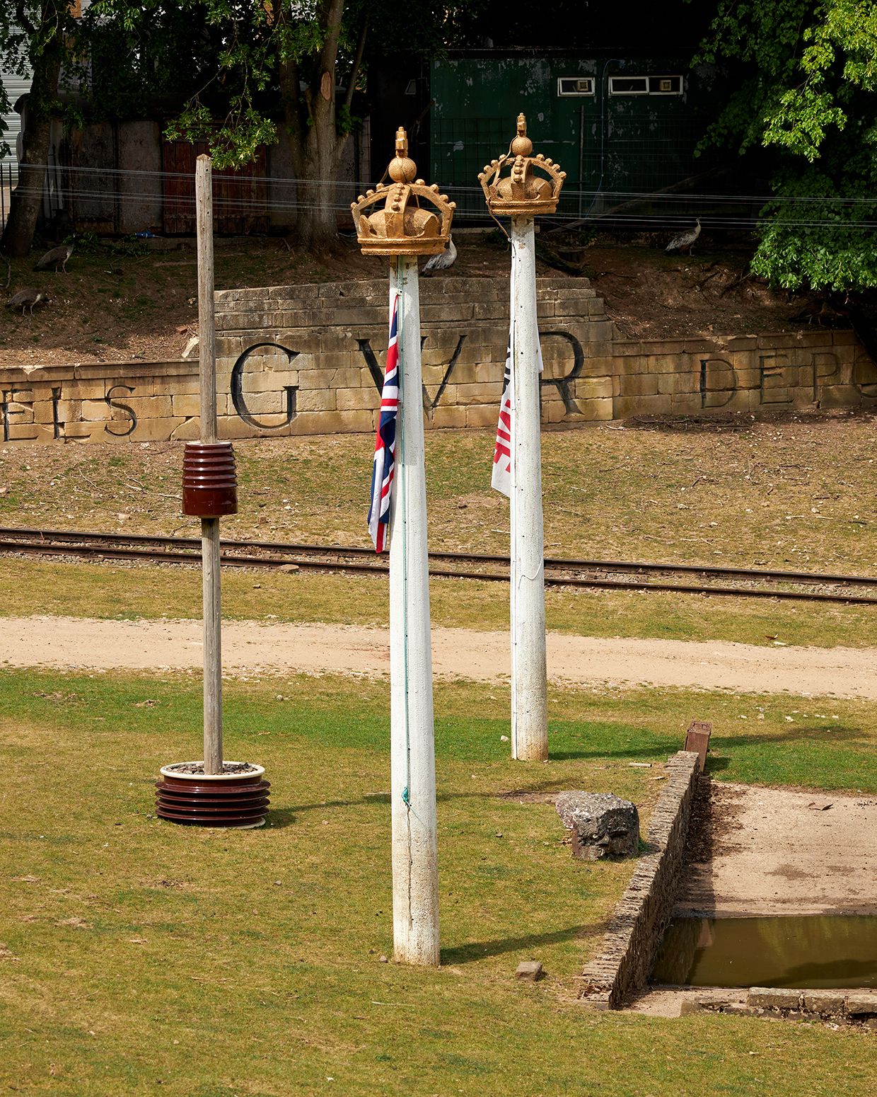 The Wembley Flagpoles