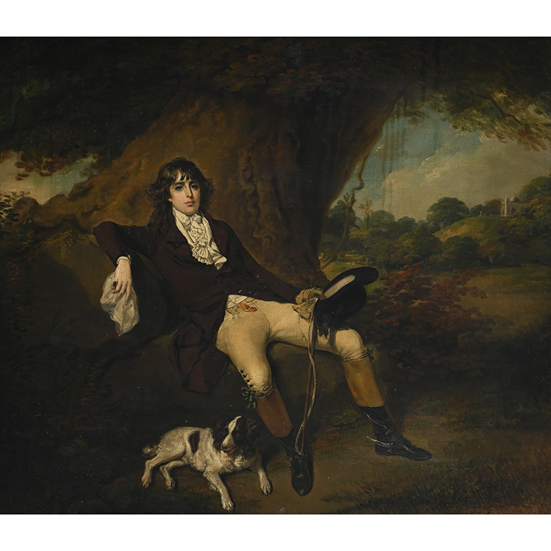 Arthur William Devis (British 1762/63 - 1822), ‘Portrait of Colin Shakespear’ oil on canvas 
