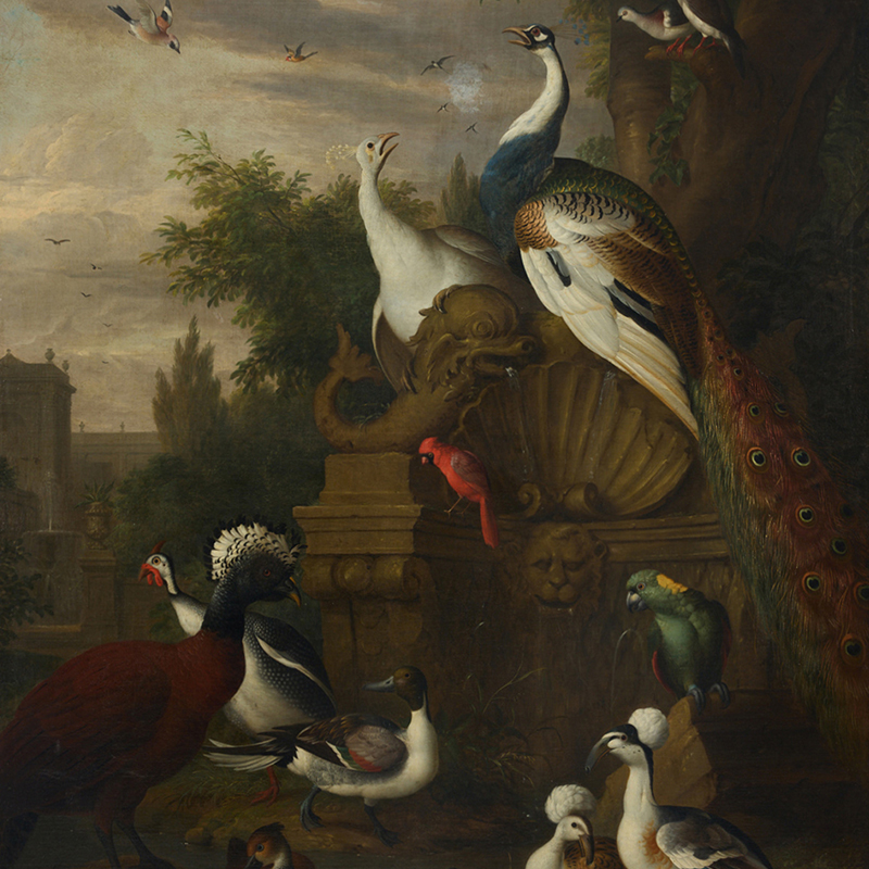 From Dining Chairs attributed to Alexander Peter to Exuberant Birds Painted by Jacob Bogdani: Highlights from the Collection of the late Sir David Seton & Lady Wills