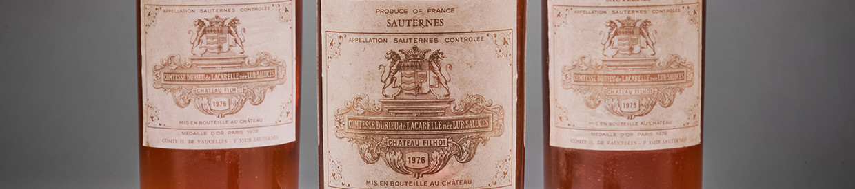 A Collection of Fine Mature Sauternes, 1949–1996 | Fine Wine, Champagne, Vintage Port & Spirits | Wednesday 30 September