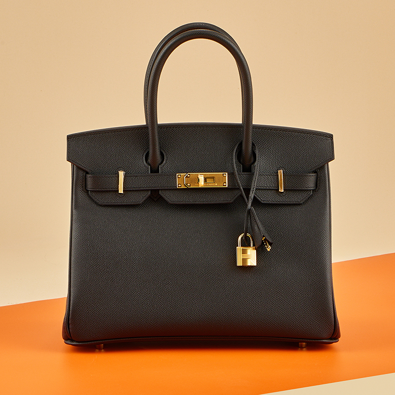 Hermès, Birkin 30, black togo leather handbag, 2025