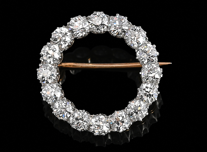 14575 Lot 280 Tiffany & Co., A Mid 20Th Century Diamond Circlet Brooch Sold For £6,048
