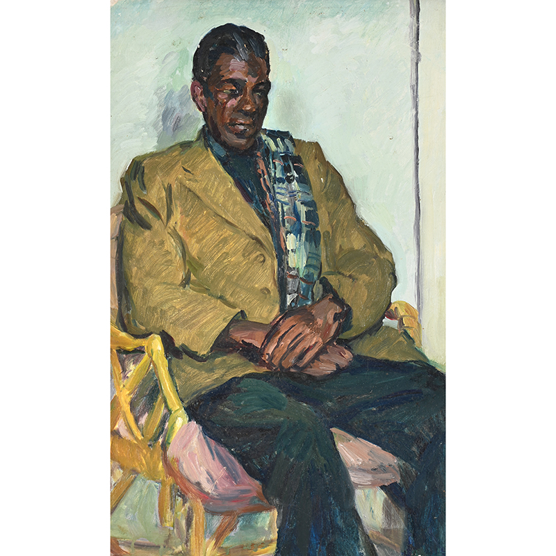 λ Duncan Grant (British 1885-1978), portrait of Patrick Nelson, seated