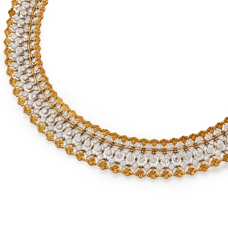 Buccellati, a diamond collar necklace
