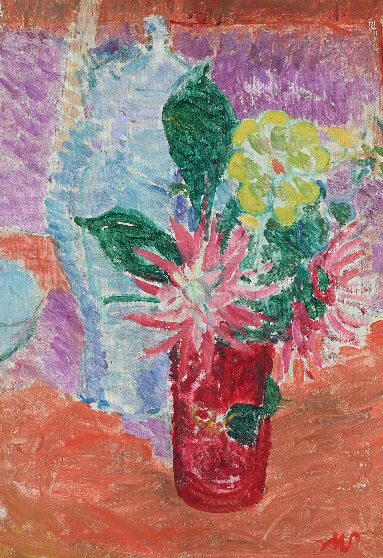 Lot 20 SIR MATTHEW SMITH (BRITISH 1879 1959) FLOWERS
