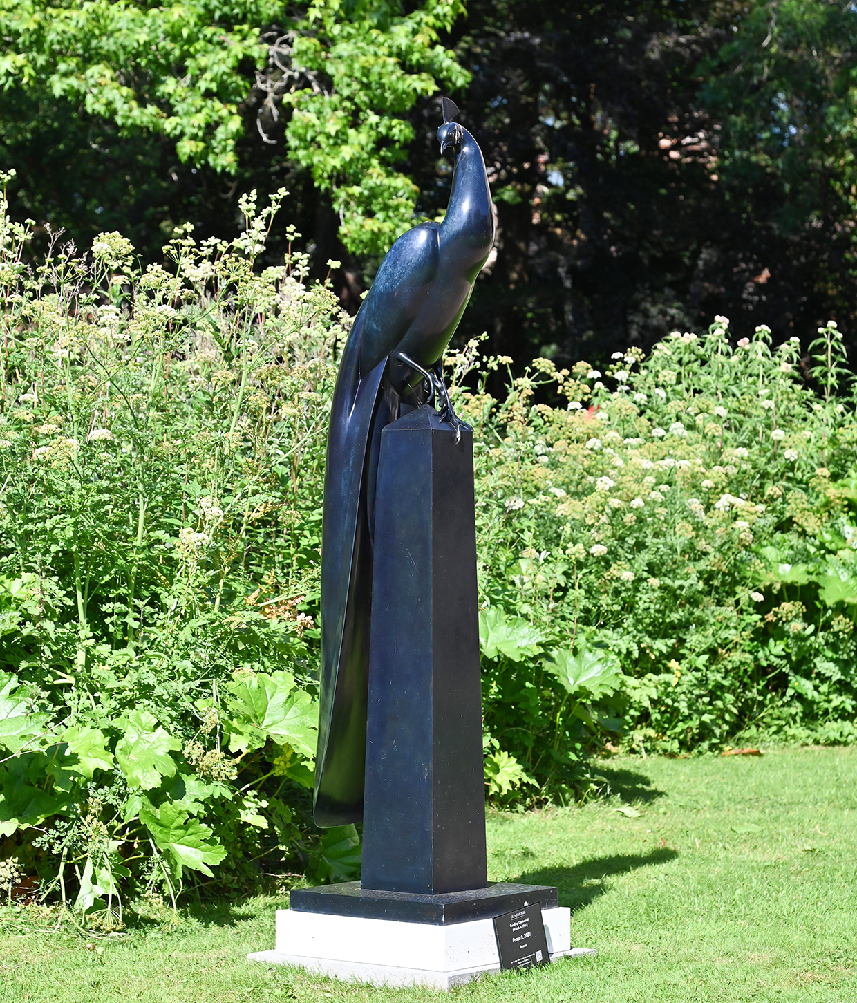 Peacock, Monumental, 2001, Geoffrey Dashwood