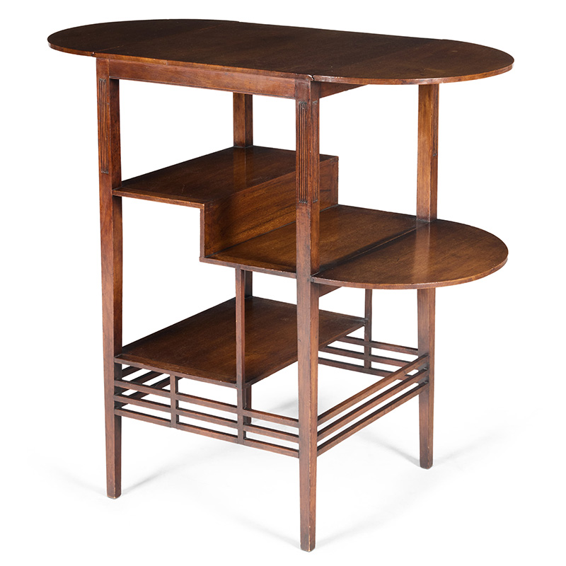 An important 'Smallhythe' mahogany table, by E. W. Godwin (English, 1833-1886), circa 1880