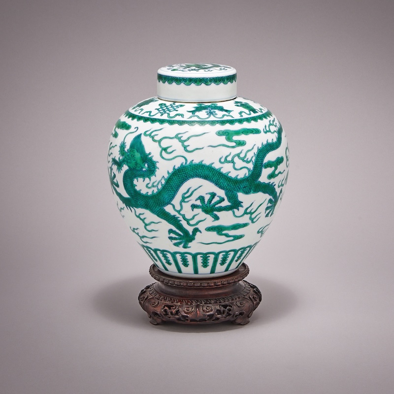 An Imperial 'Dragon' Jar from the Family of Lottie Reizenstein | Chinese Ceramics & Works of Art | Wednesday 11 & Thursday 12 November