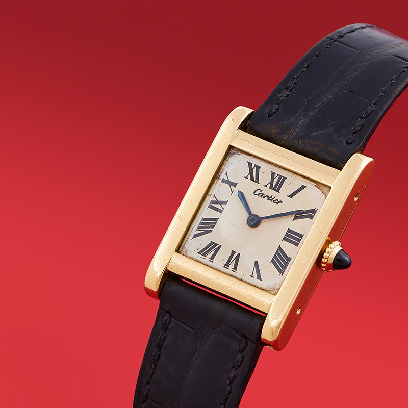 Cartier, Tank an 18 carat gold wristwatch, no. 8427, London 1968