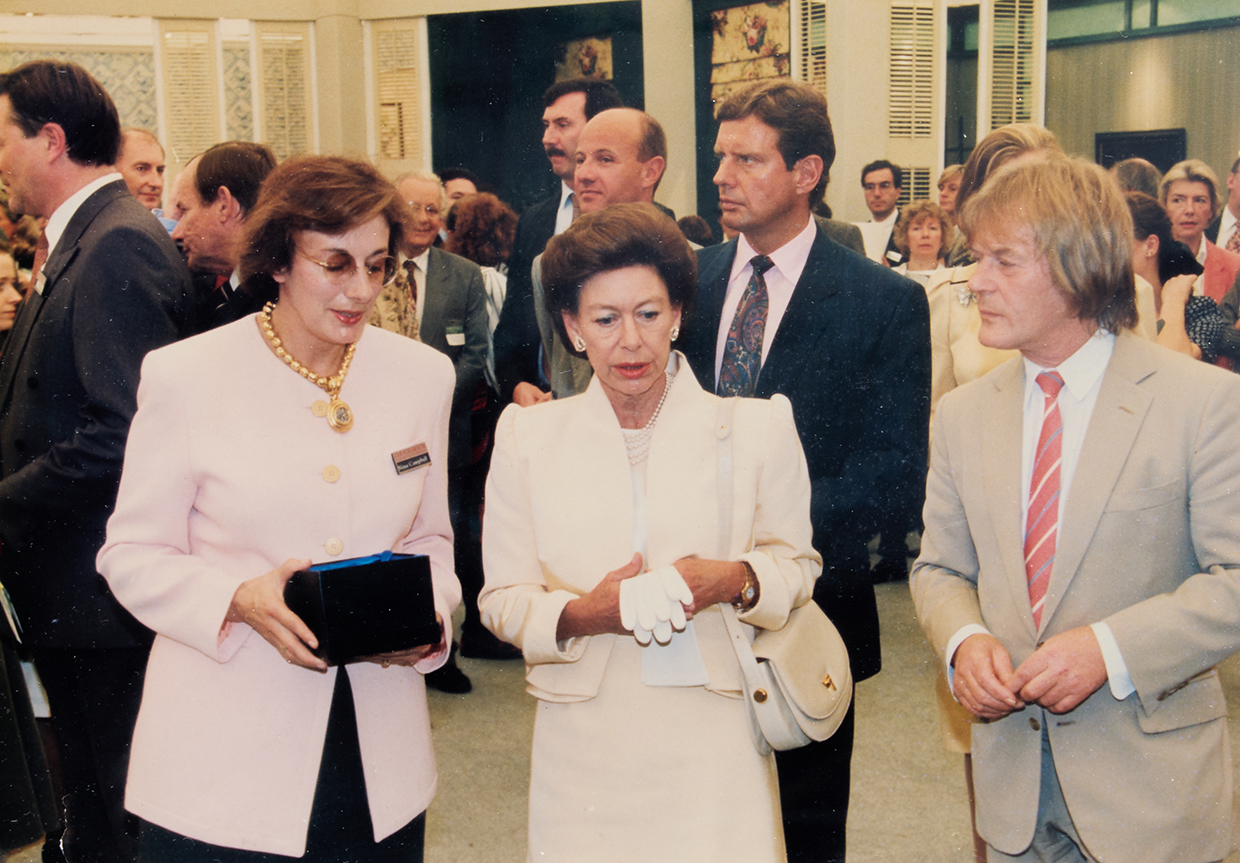 Antony Little With Nina Campbell And Princess Margaret